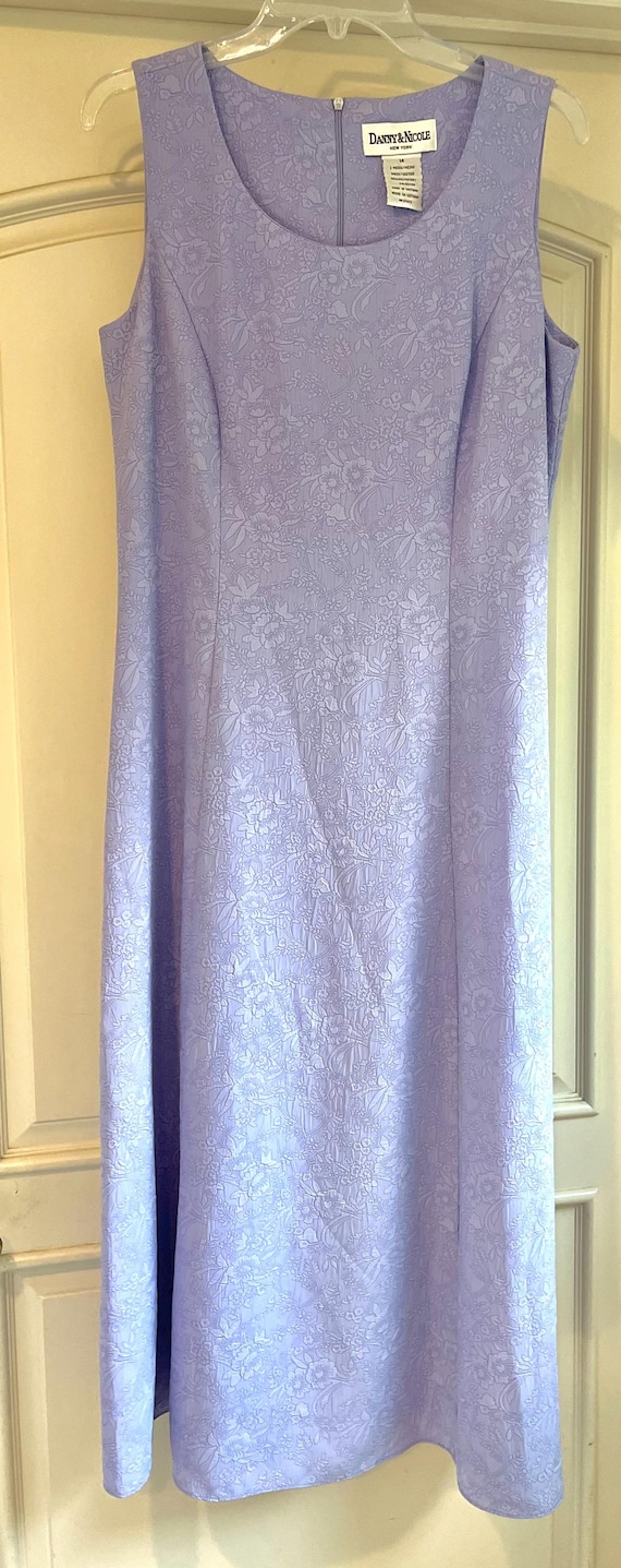 Classic size 14 Polyester Pleated Jacket Purple T… - image 2