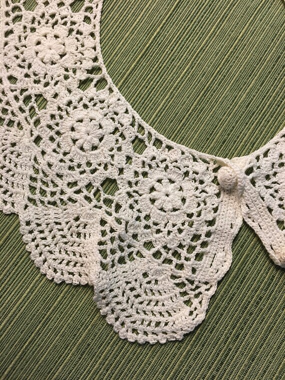 Exquisite Victorian Fine Handmade Crochet Lace Dr… - image 6