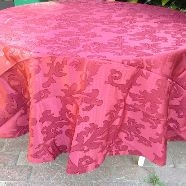 Damask Tablecloth Etsy