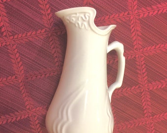 Small White Victorian Godinger Creamer Pitcher Jug Vase Neoclassic French Lines