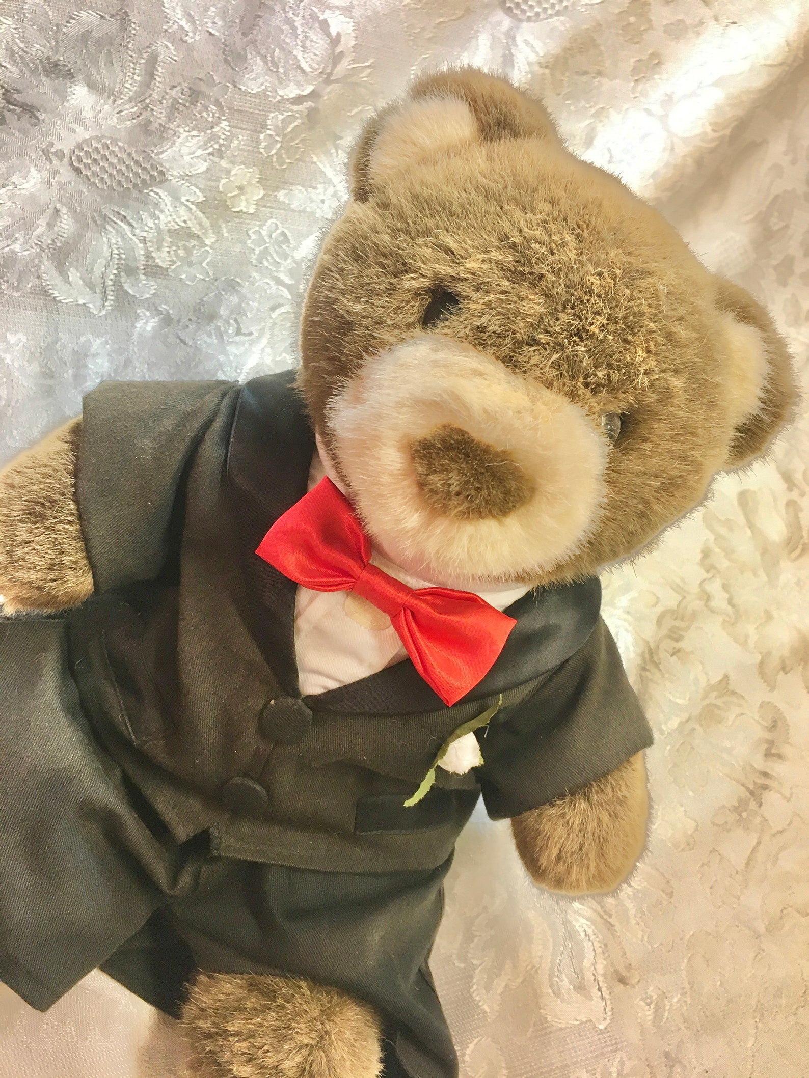 Adorable 14 Vintage Teddy Bear Wedding Groom Tuxedo Etsy