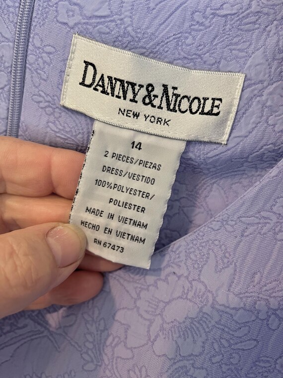 Classic size 14 Polyester Pleated Jacket Purple T… - image 4