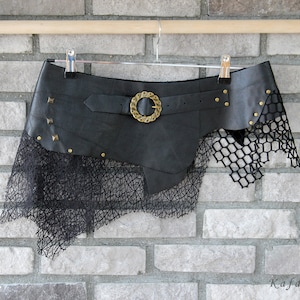 Raw Leather Belt - Skirt Belt -Tribal Leather Belt - Hip Belt -Boho Belt -Steampunk Costume Belt  Festival Belt Free people belt