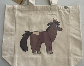 Shrapnel - Original character by emily burke on an EcoBags tote bag ! Its a Large Heavy Duty Canvas Tote w/pocket !