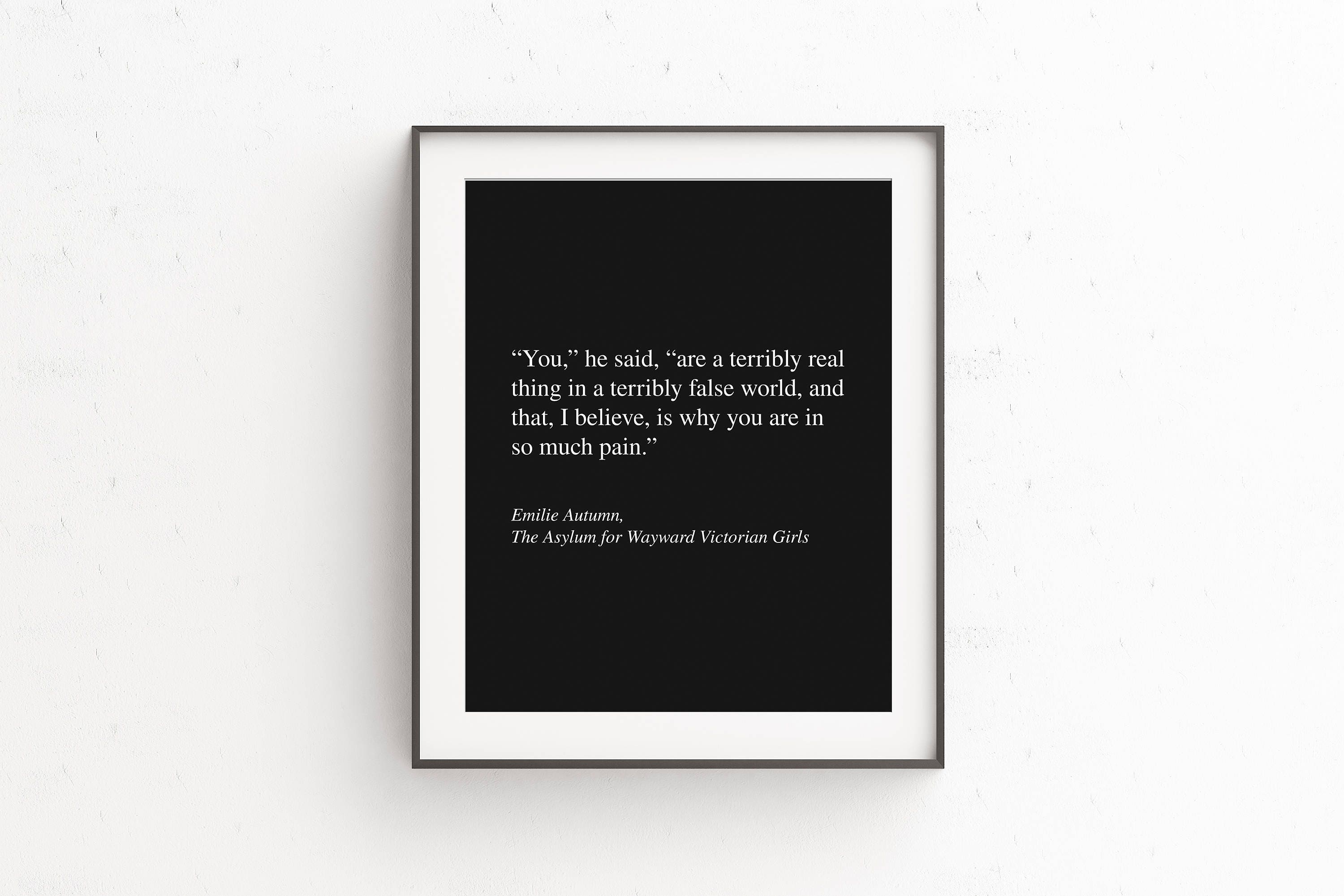 Inspirational Literature Book Quote Digital Wall Print - Etsy