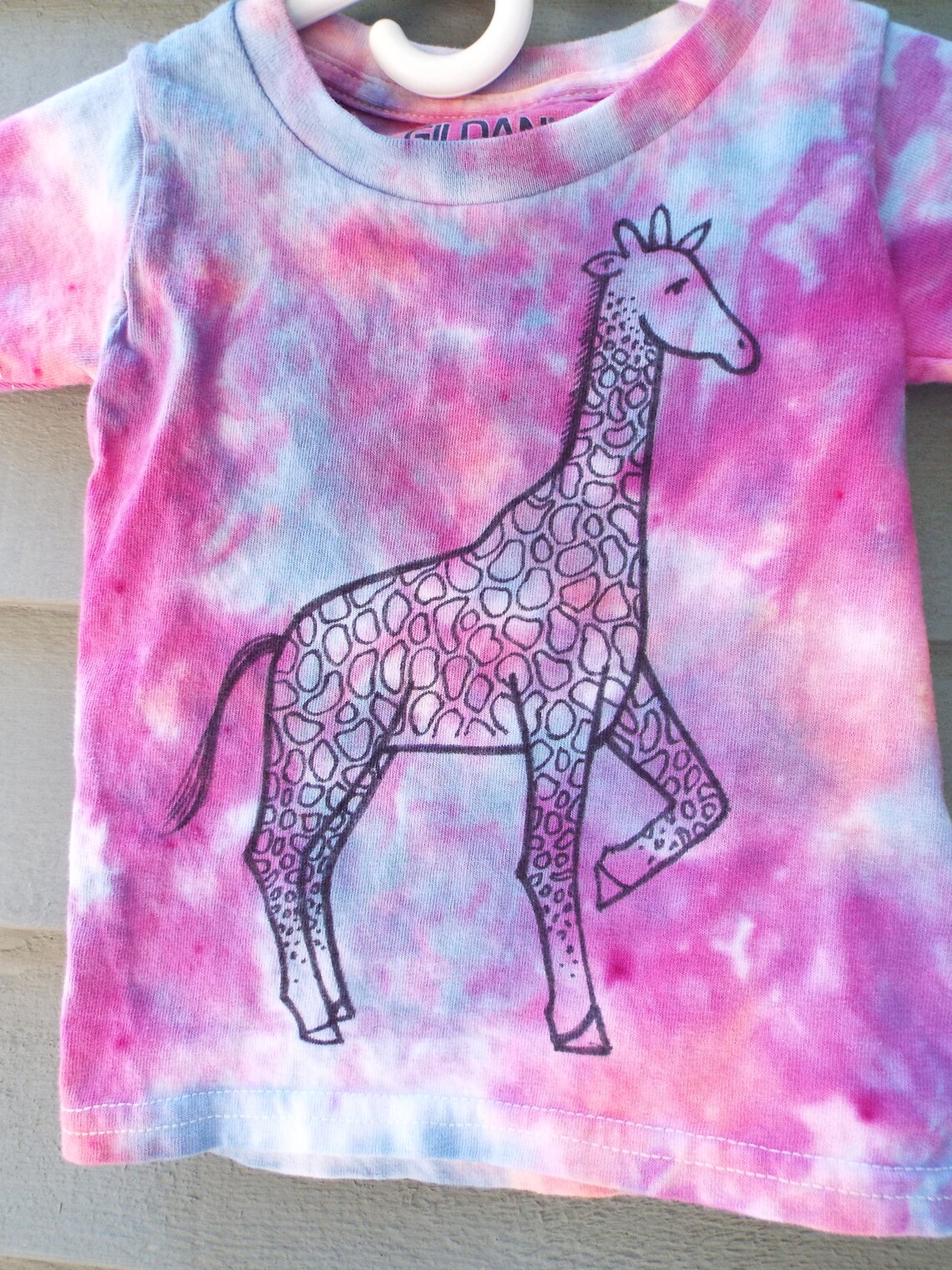 2T Giraffe Shirt Tie Dye Giraffe T-shirt for Toddler Toddler - Etsy
