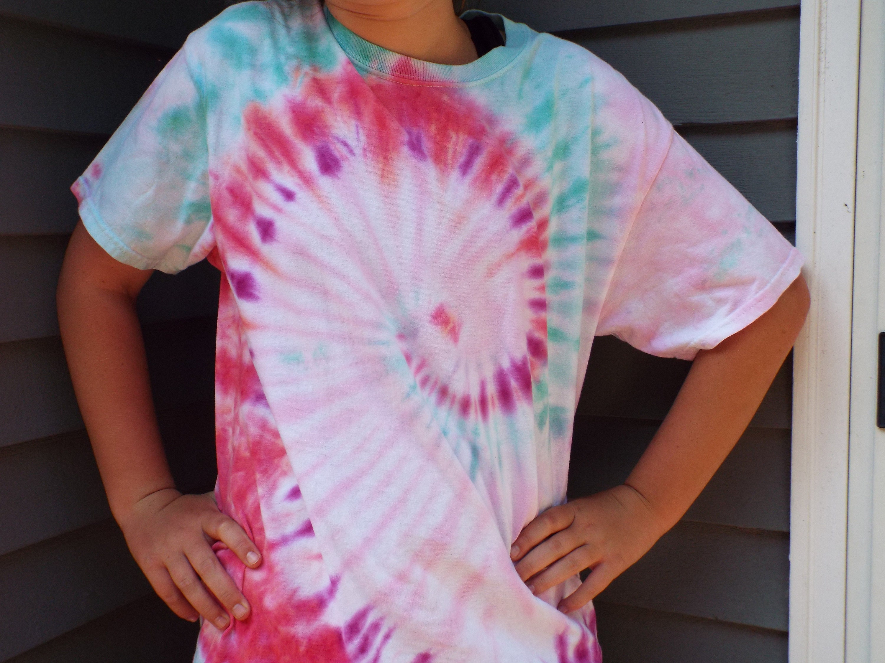 Tie Dye Shirt Large Tie Dye T-shirt Tie 