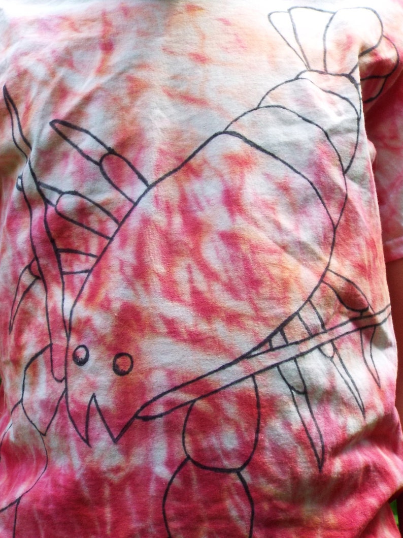 Kids Lobster Shirt Custom Tie Dye Lobster Tshirt Beach Etsy