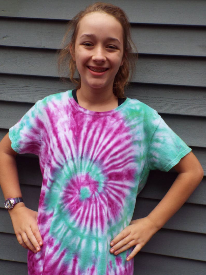 Ladies XL Tie Dye Shirt, XL Tiedye Shirt, Womens Tie Dye Plus Size ...