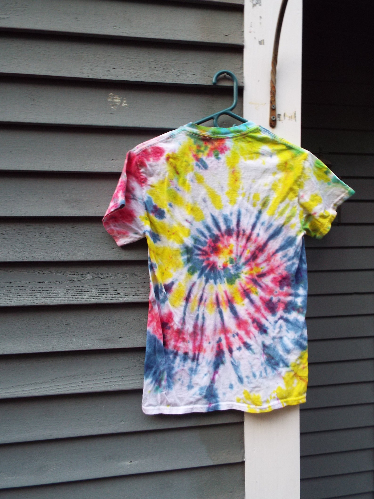 Tie Dye Swirl Shirt Adult S Small Tie Dye Spiral Shirt Etsy