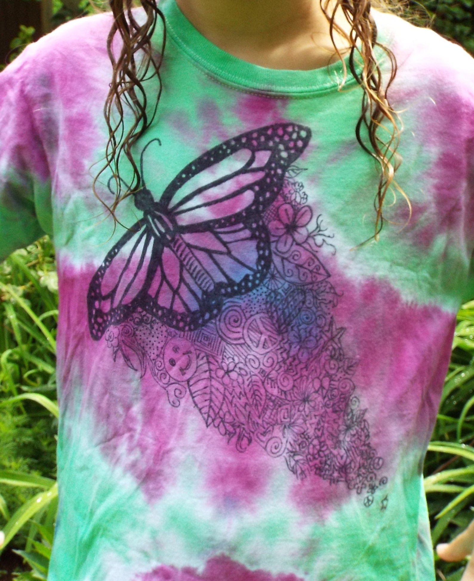 womens butterfly tshirt