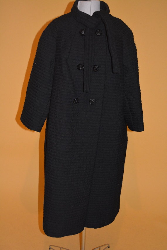 1960's Lilli Ann - Tisse a Paris swing coat • 60'… - image 2