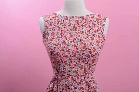 Midi Vintage Flowered Dress - image 2