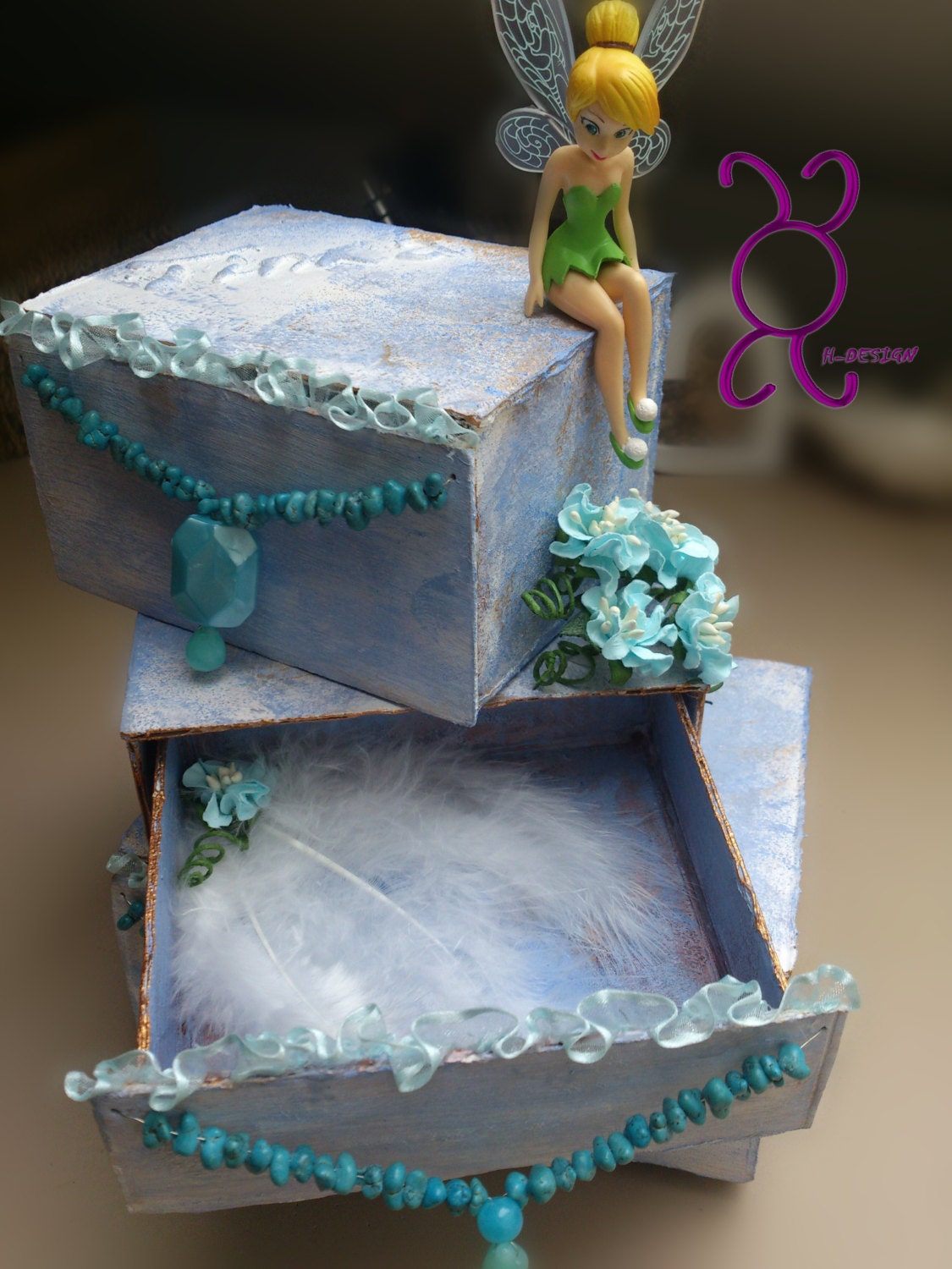 Tinkerbell Jewelry Box With a Dynamic Structure Etsy UK