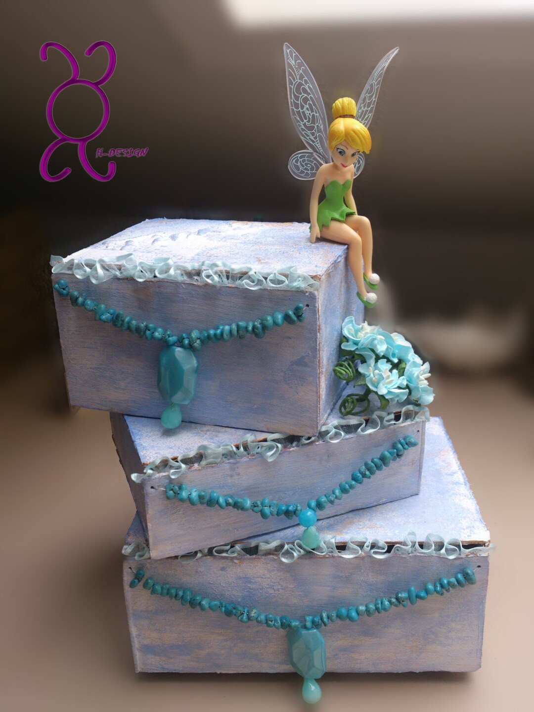 Tinkerbell Jewelry Box With a Dynamic Structure Etsy