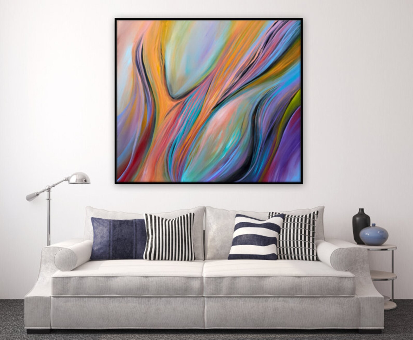 Colorful abstract painting abstract wall art abstract art | Etsy