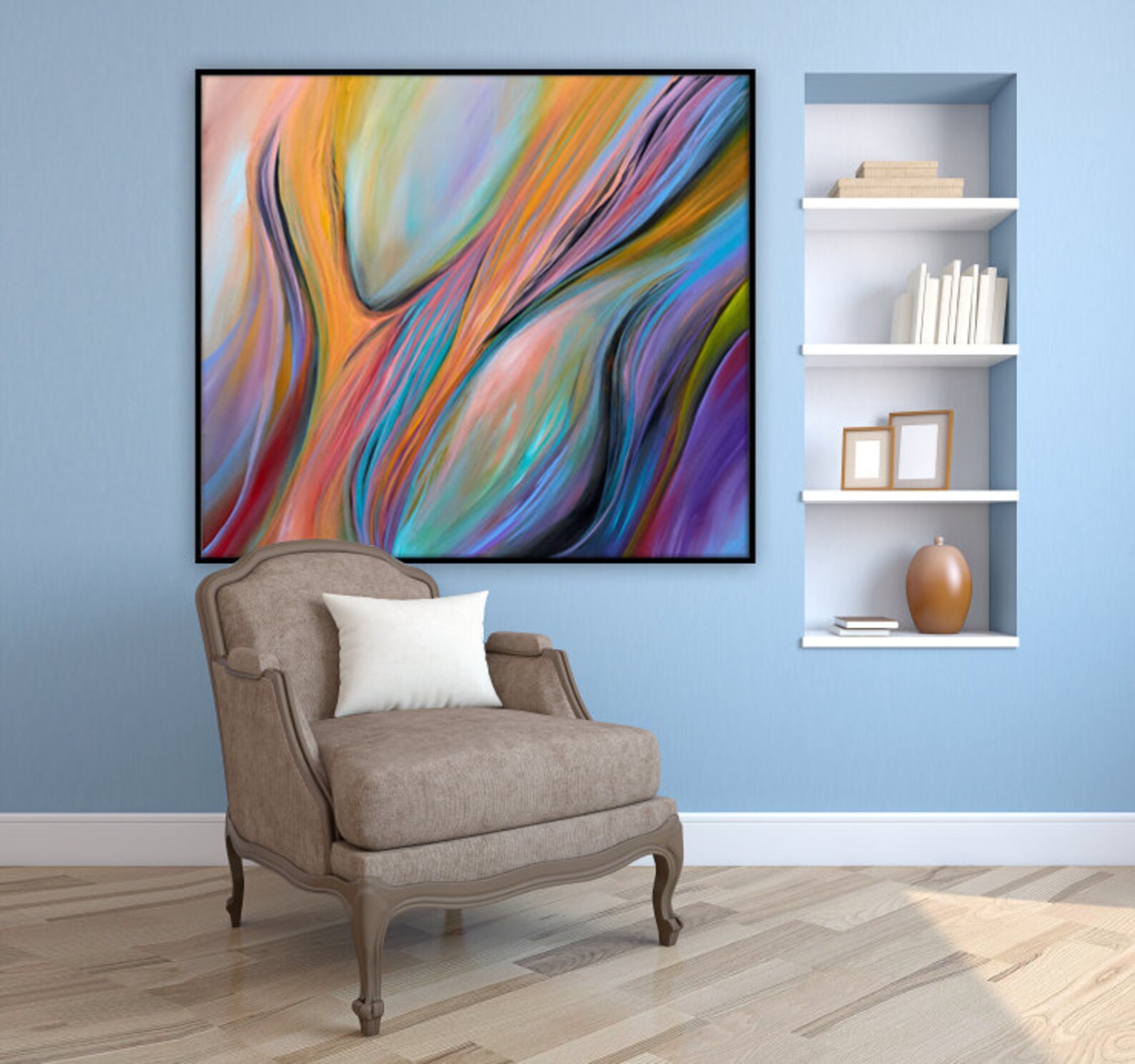Colorful abstract painting abstract wall art abstract art Etsy