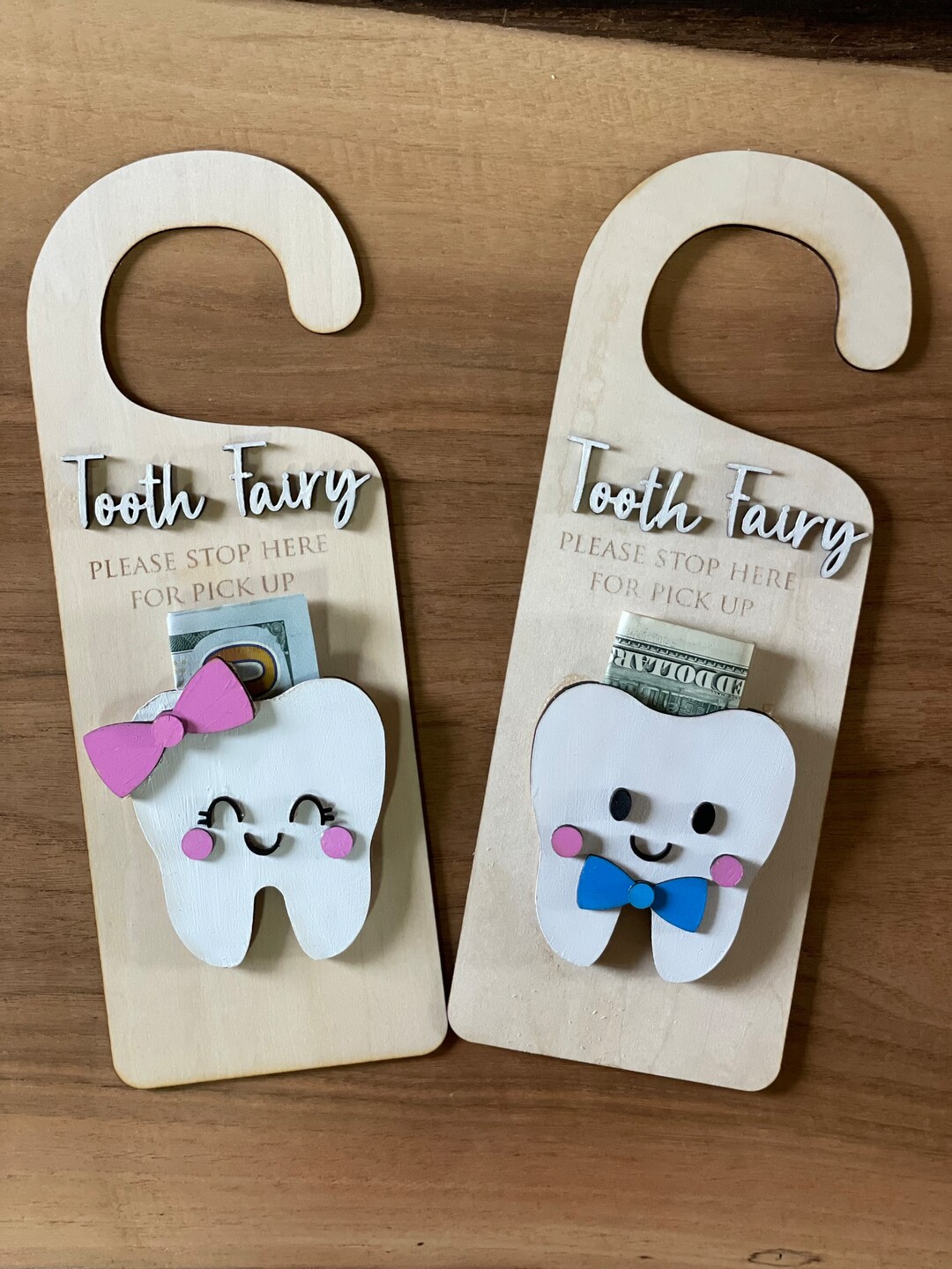 Tooth Fairy Door Hanger With a Money Pocket - Etsy