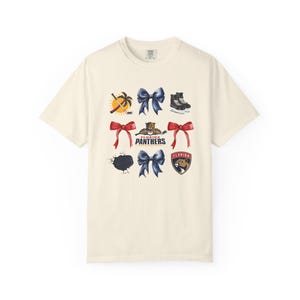 Hockey T-shirt, Unisex Graphic Tee, Florida Panthers Hockey image 3