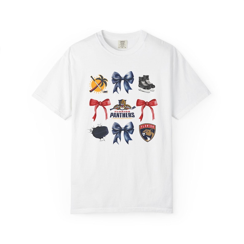 Hockey T-shirt, Unisex Graphic Tee, Florida Panthers Hockey image 2