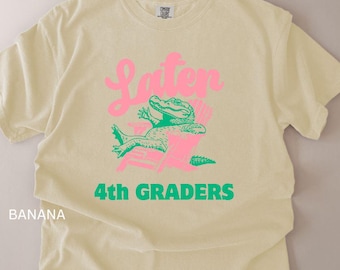 Later Gator T-shirt, Alligator Beach Chair, Teacher Shirt