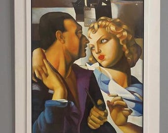 Tamara de Lempicka Målning - Art Deco-par