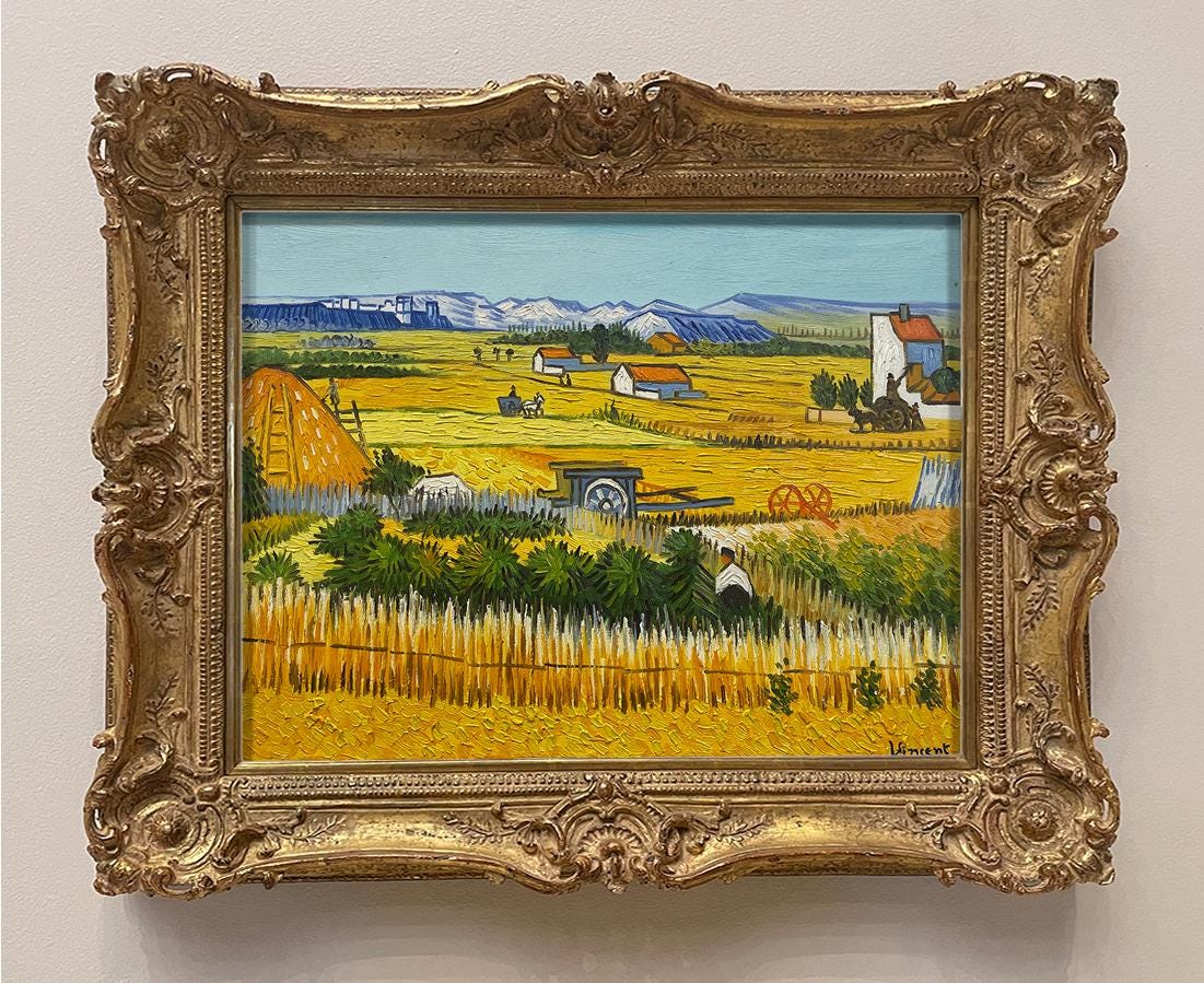 セール!! ヴィンセント・ヴァン・ゴッホ キャンバスに描かれた絵画