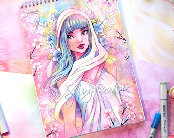 Spring Beauty Coloring Book, Fantasy Women, Animals, Floral Designs