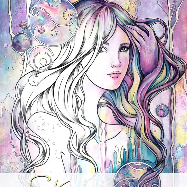 Adult Coloring Book Etsy