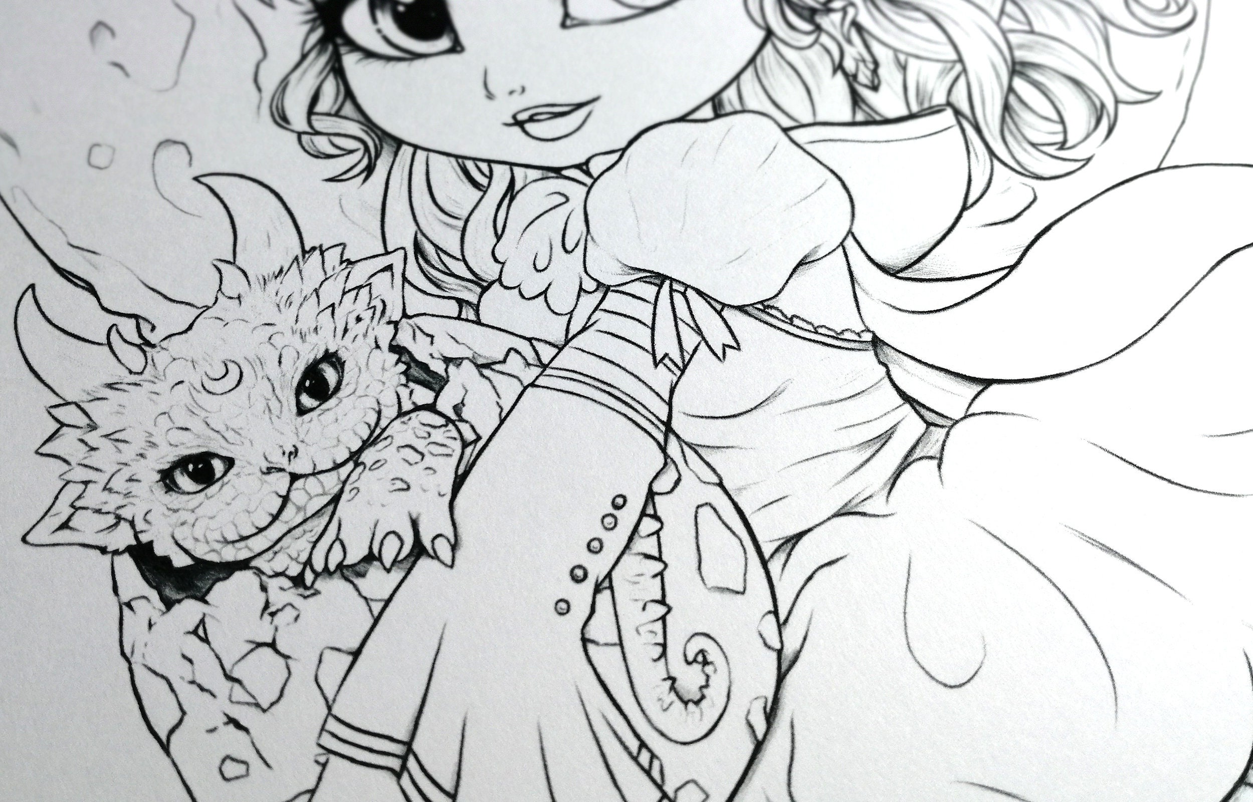 Sweet Kawaii Mini Coloring Book 85x12 Adorable Cute Etsy