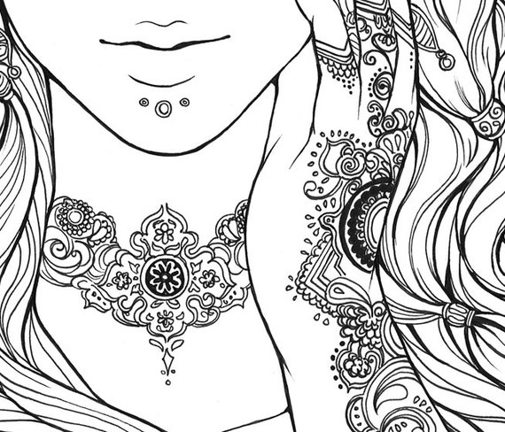 Dama Di Venezia coloring page  Free Printable Coloring Pages