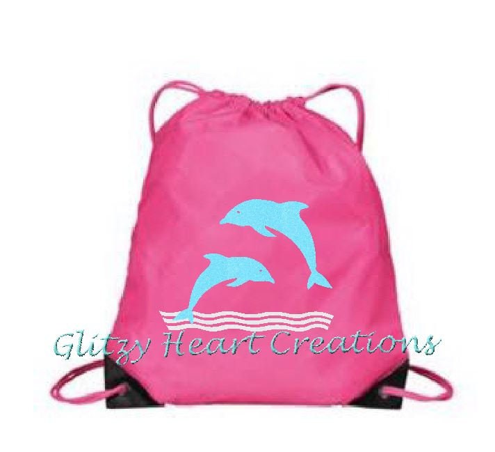 Kids Dolphin Bag Dolphin Bag kids beach bag Gym Bag Girls Etsy