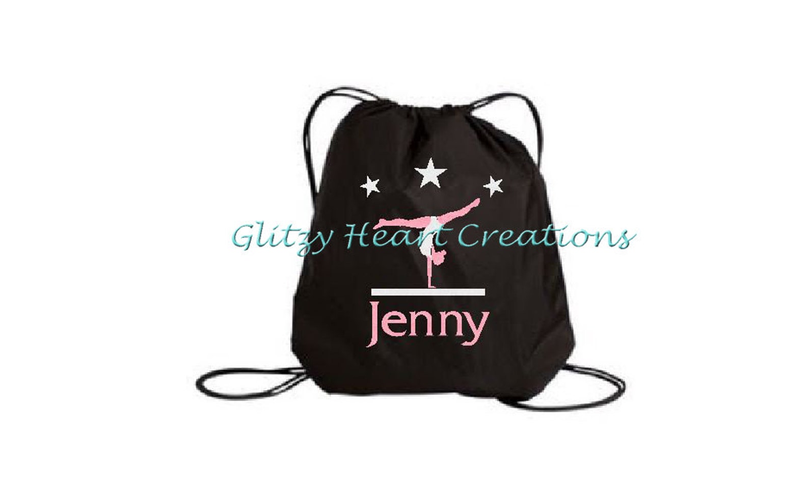 Personalized Girls Gymnast Bag Gym Bag Gymnastics Bag Cinch Etsy