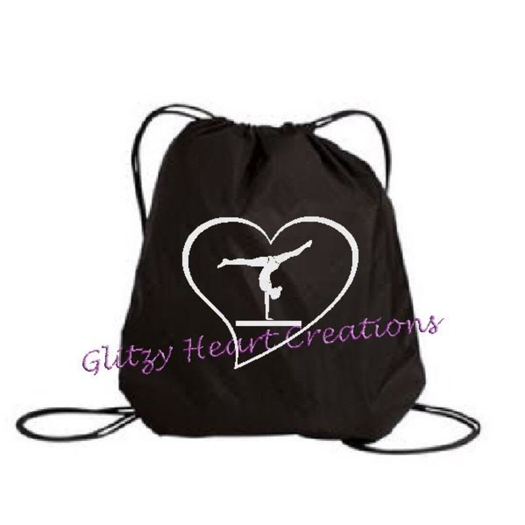 Girls Gymnast Bag, Gym Bag, Girls Bag, Gymnastics Bag, Kids Bag, Cinch Bag, Drawstring Bag