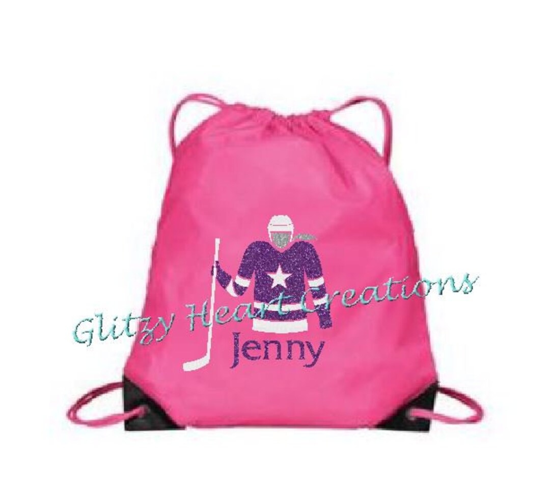 Personalized Girls Hockey Bag, Gym Bag, Girls Bag, Hockey Player