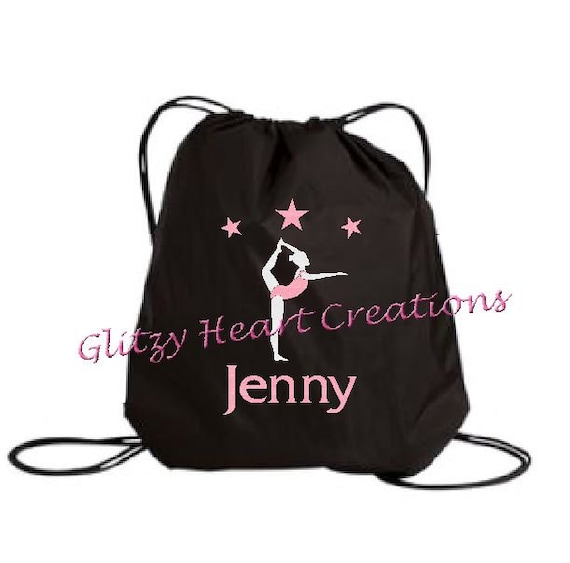 Personalized Girls Gymnast Bag Gym Bag Girls Bag Gymnastics Bag Cinch Bag Drawstring Bag Kids Bag Gymnast Ring Balance Glitter Bag Etsy