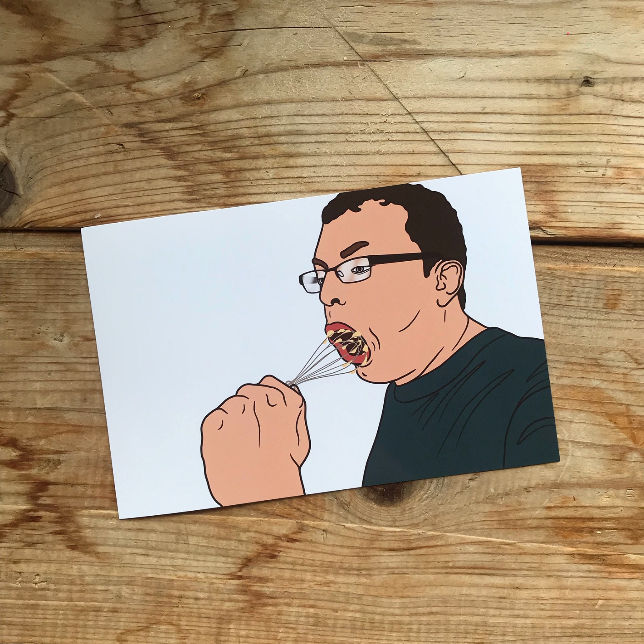 Come Dine With Me Whisk in Mouth Meme 6x4 Print Etsy