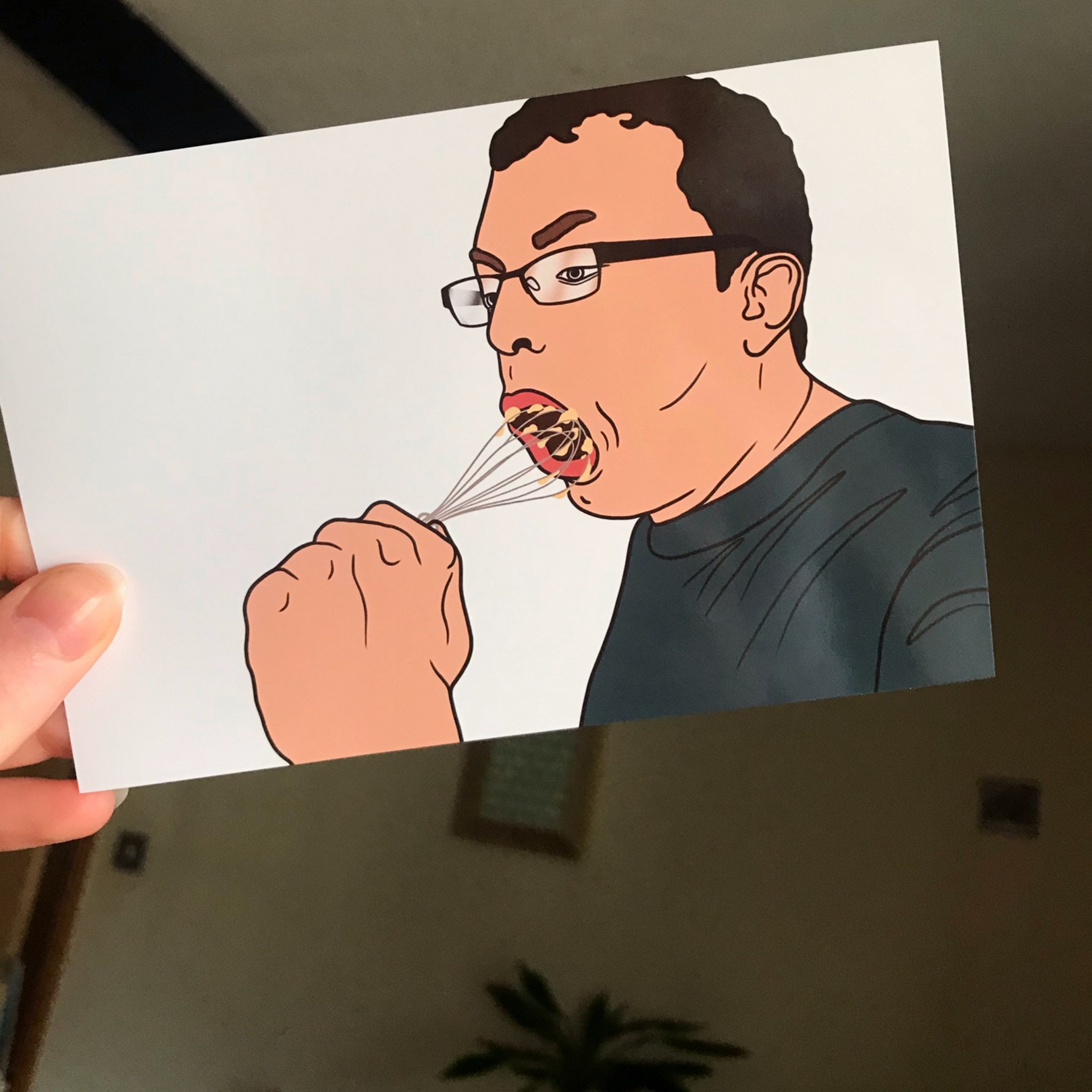 Come Dine With Me Whisk in Mouth Meme 6x4 Print Etsy