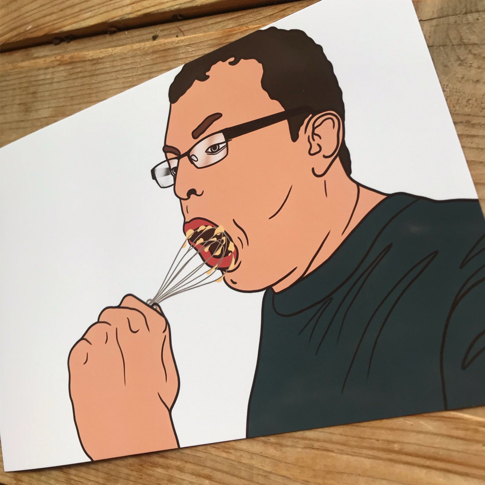 Come Dine With Me Whisk in Mouth Meme 6x4 Print Etsy