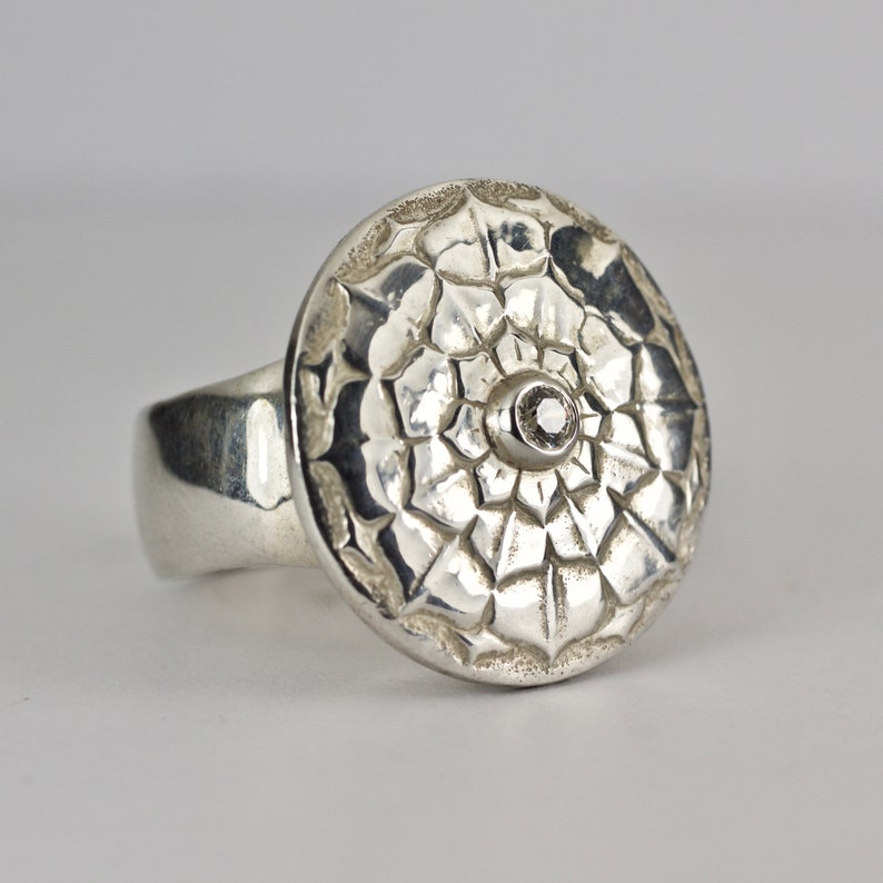 Lotus mandala ring