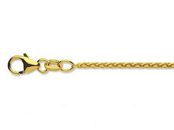 18ct Gold Chain. 45cm Long. Lightweight 