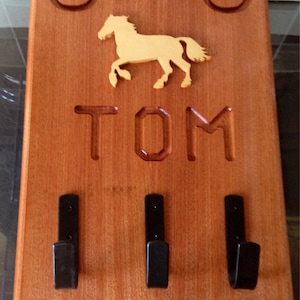 Personalised Horse bridle holder