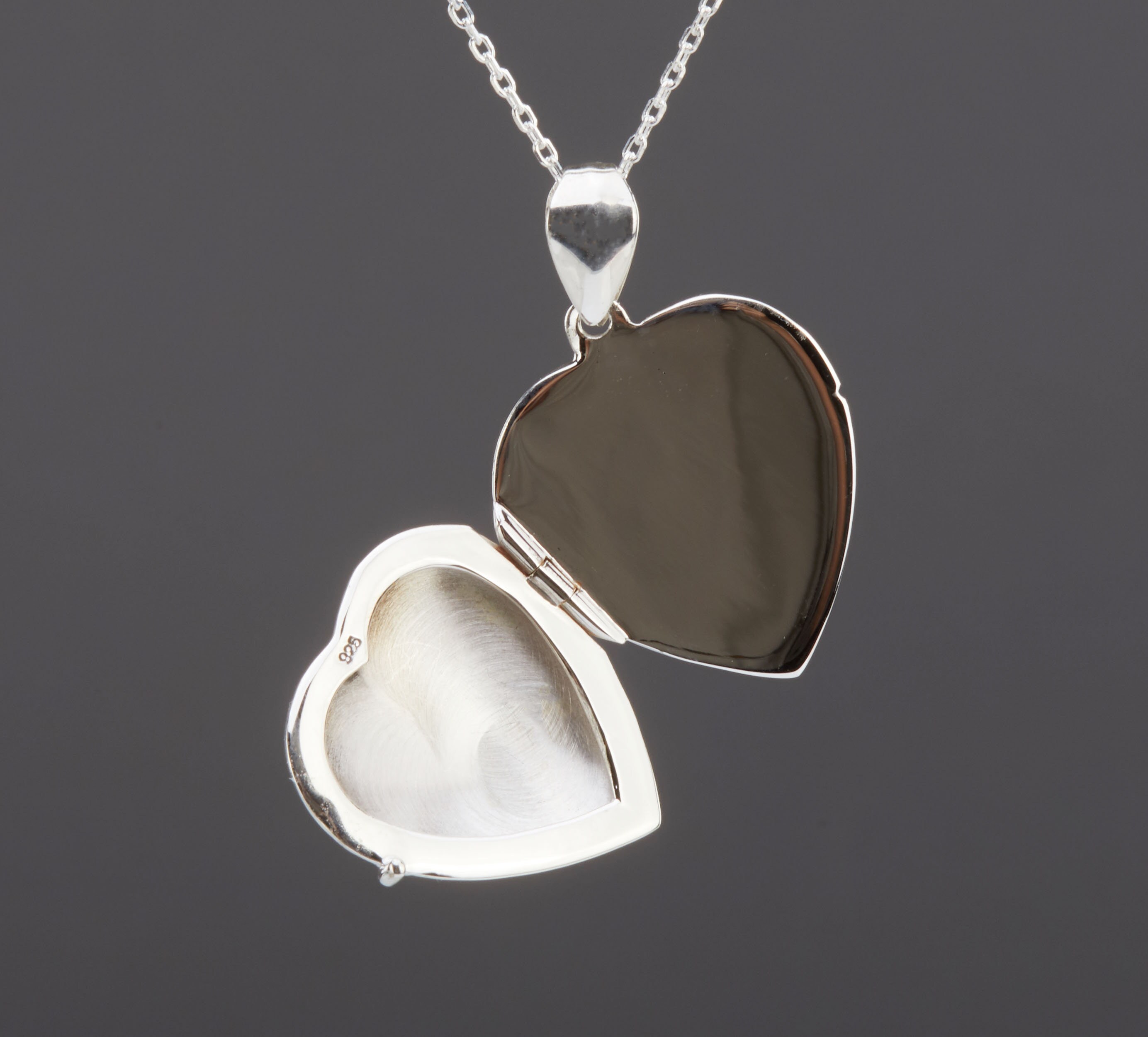 Remembrance Locket Cremation Remains Heart Locket With Photo and Custom Engraving ...