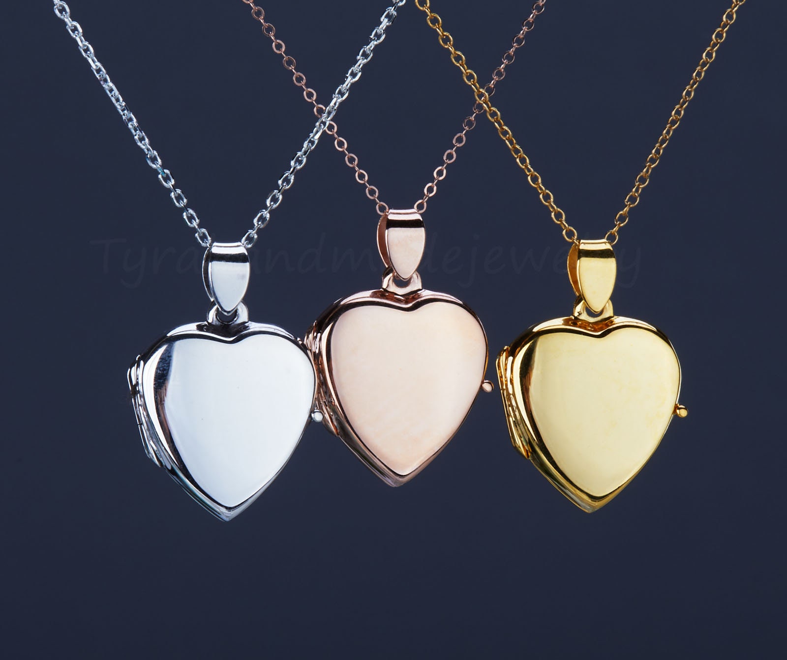 Collana Con Ciondolo Cuore Portafoto - Medaglione In Acciaio Per Ricordi Speciali - Foto 8