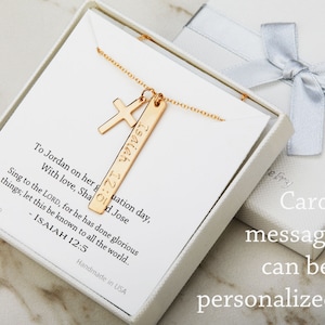 Personalized bible verse Necklace,Hand stamped bar necklace,Name Necklace,custom bible verse jewelry,initial bar necklace,Christian faith