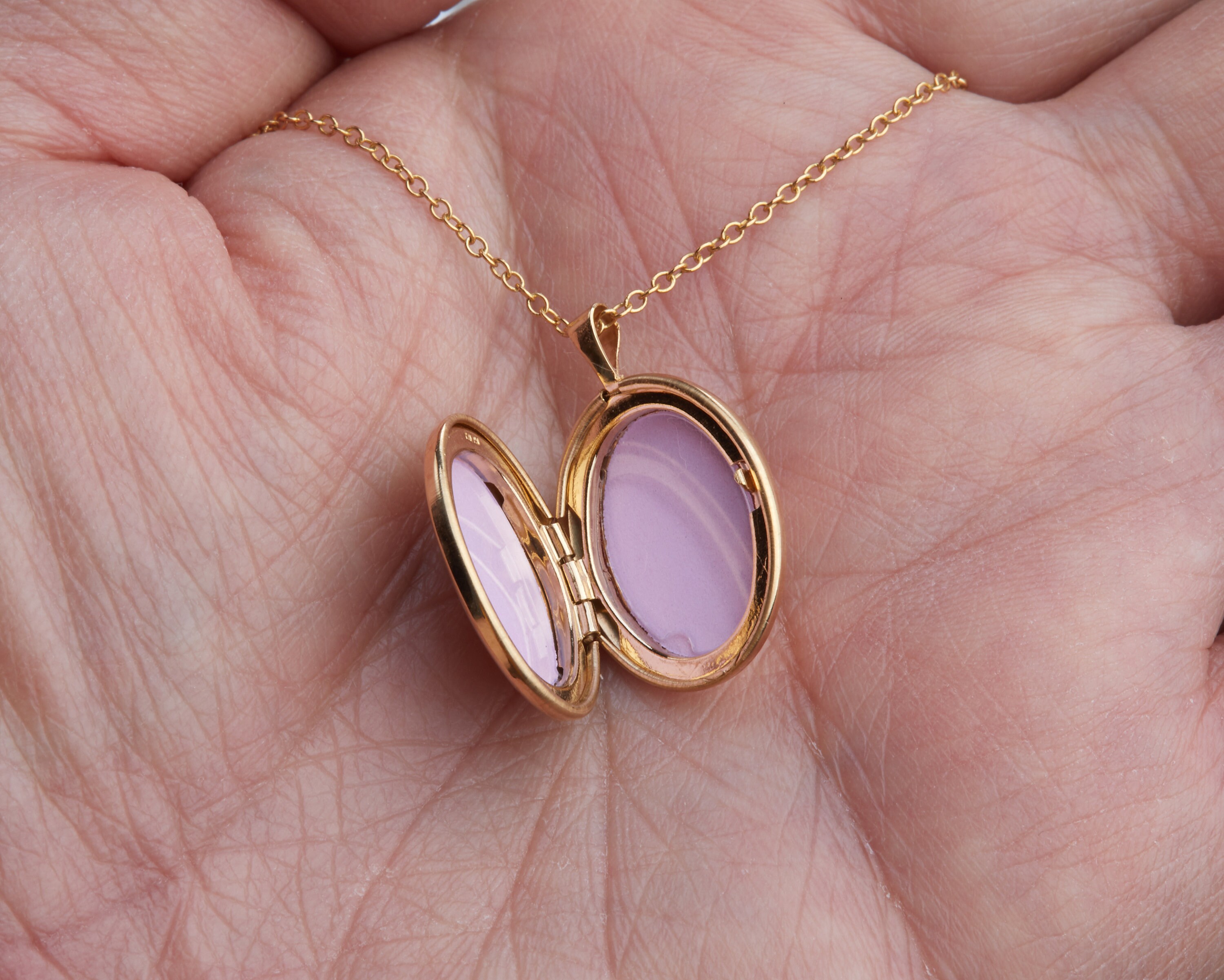 Remembrance Locket Dime Size Gold Filled Oval Photo Locket,custom Engraving,memorial ...
