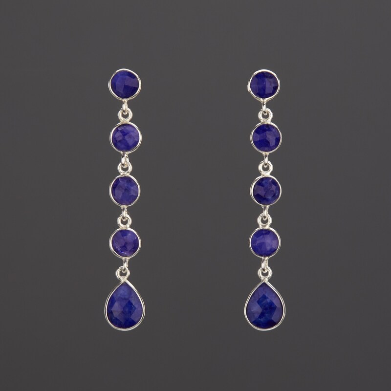 Blue Danube Large Hive Drop Earrings main image 0