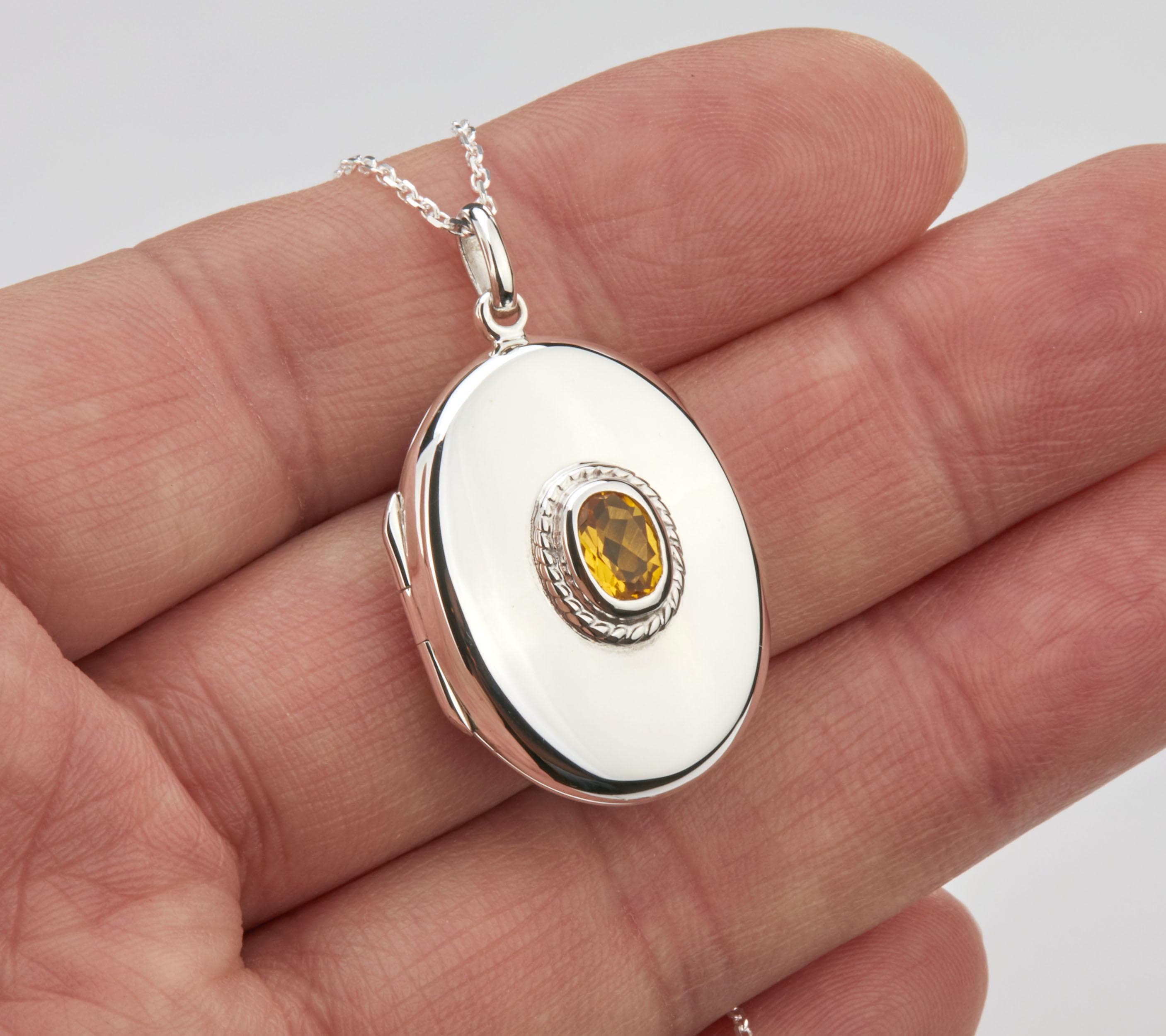 Citrine locket - Etsy 日本