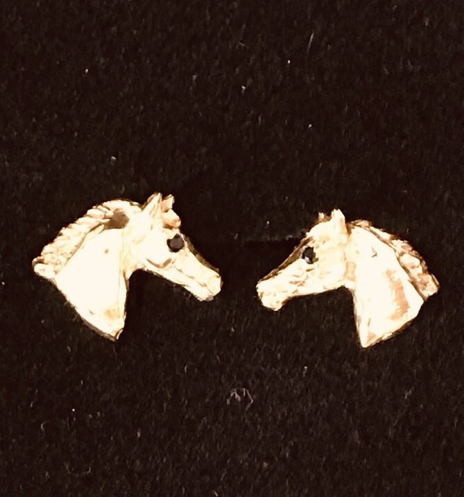 Orecchini Oro giallo 375/9K Cavallo – Schmuck GmbH