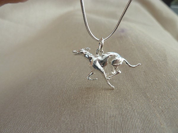 Ciondolo Cane Levriero Irlandese Art-Dog | Offerta Collana Argento